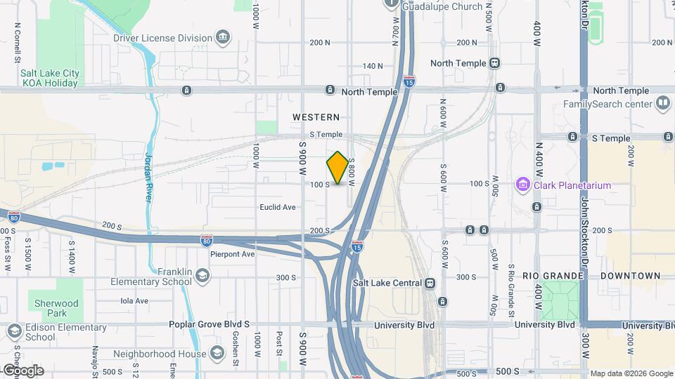 815 W 100 S, Unit 3-E Map and Location Details