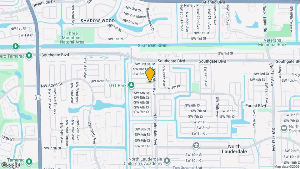 8120 SW 4th Ct Map and Location Details