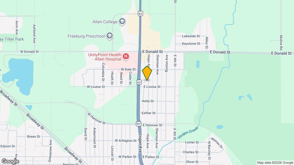 613 Hope Ave Map and Location Details