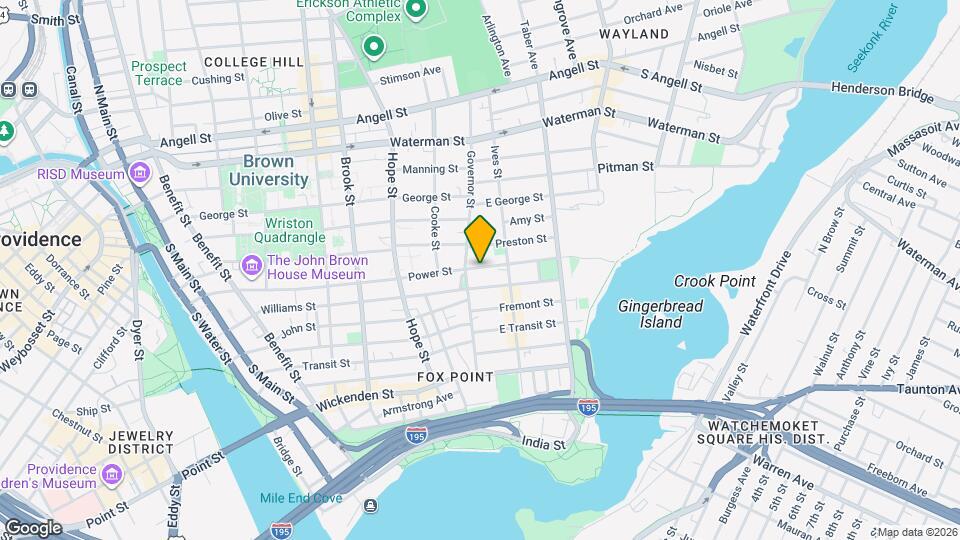 193 Power St Mapa y Detalles de la Ubicación