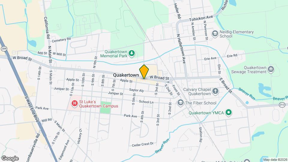 340-342 W Broad St Map and Location Details