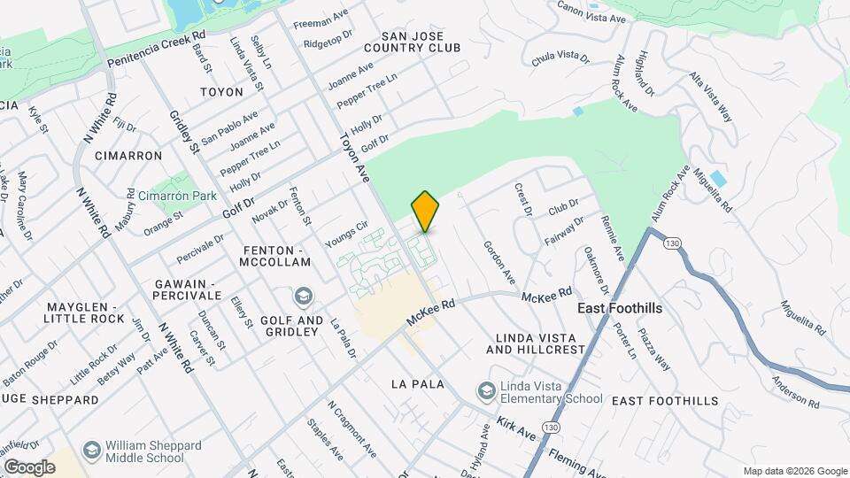 448 Toyon Ave Map and Location Details