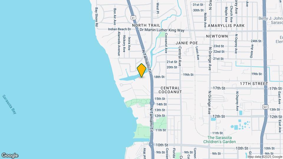 1703 N Tamiami Trl Map and Location Details
