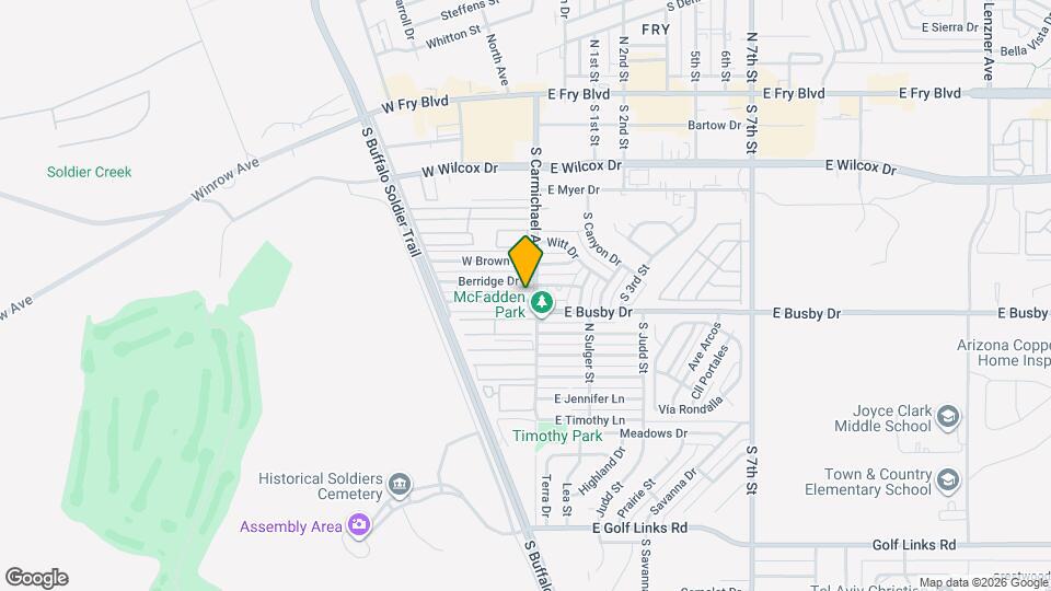 43 W Busby Dr Map and Location Details