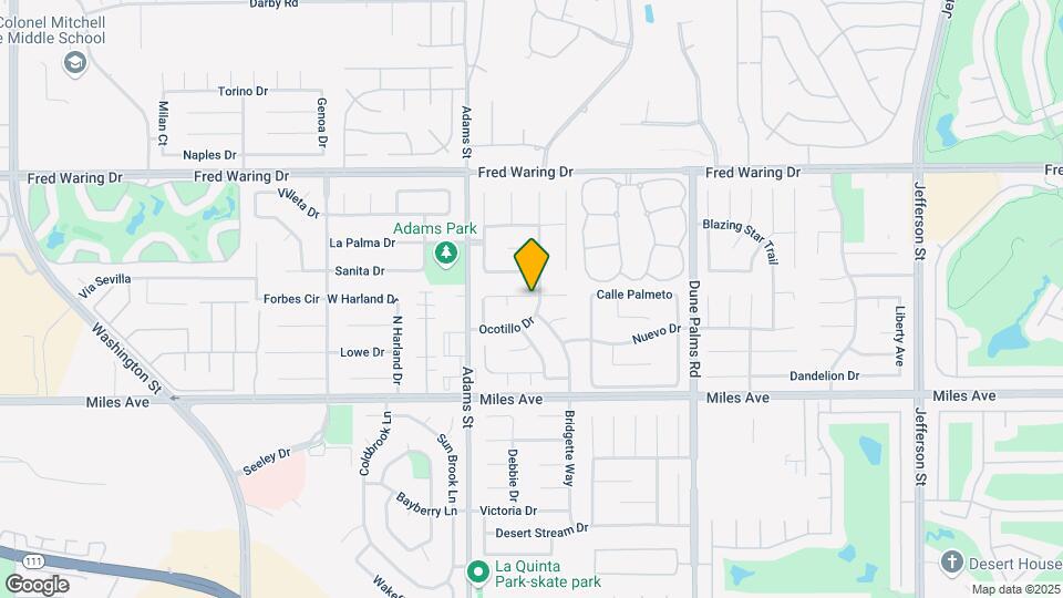 79150 Ocotillo Dr Map and Location Details