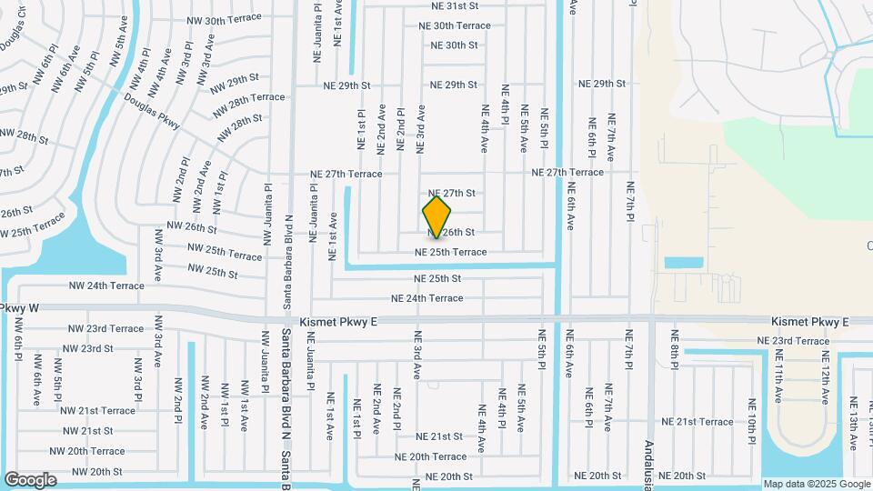 315 NE 25th Terrace Mapa y Detalles de la Ubicación