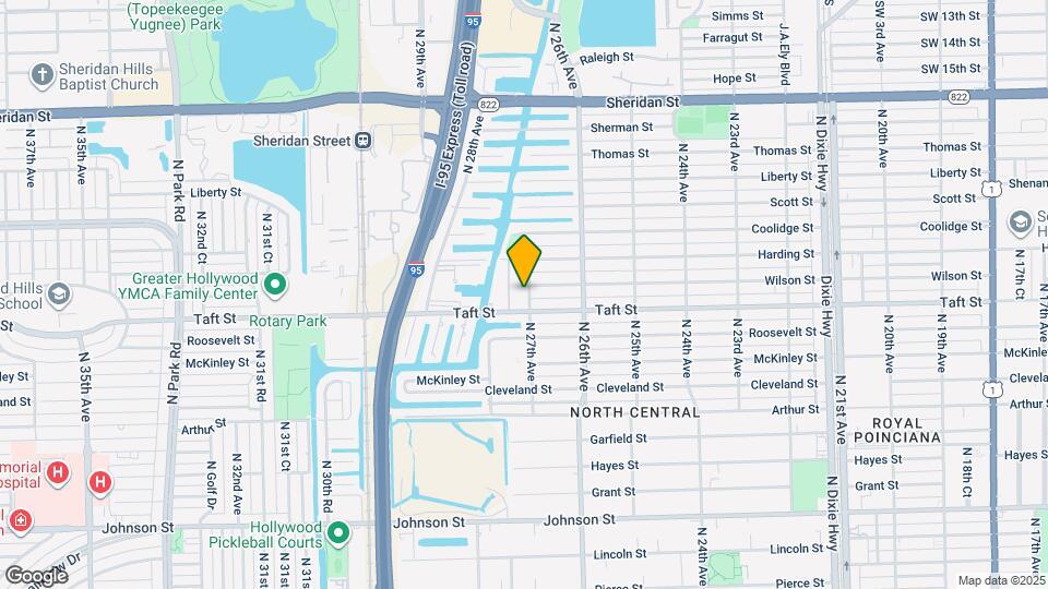 1718 N 27th Ave Map and Location Details