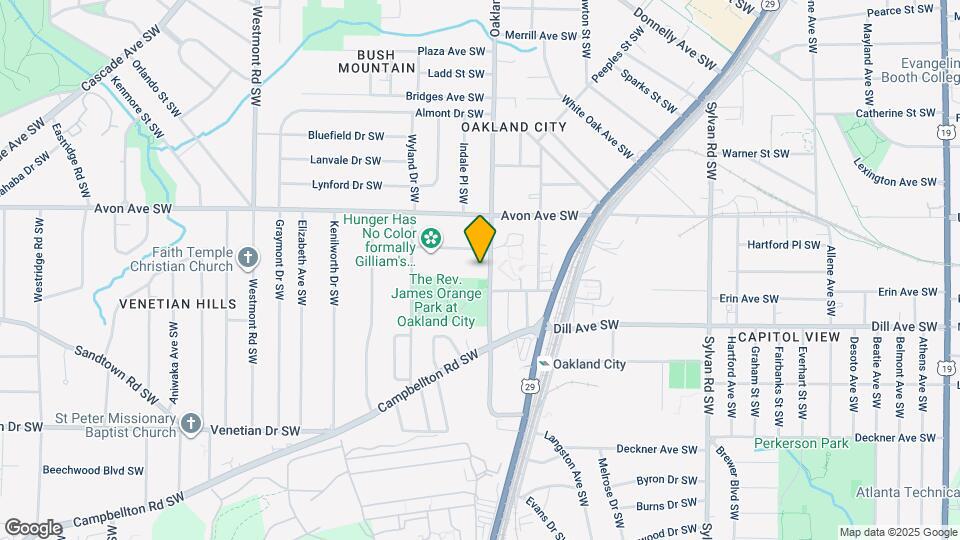 1263 Oakland Dr SW Map and Location Details