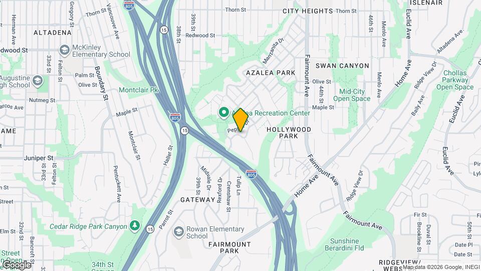 4123 Sycamore Dr Map and Location Details