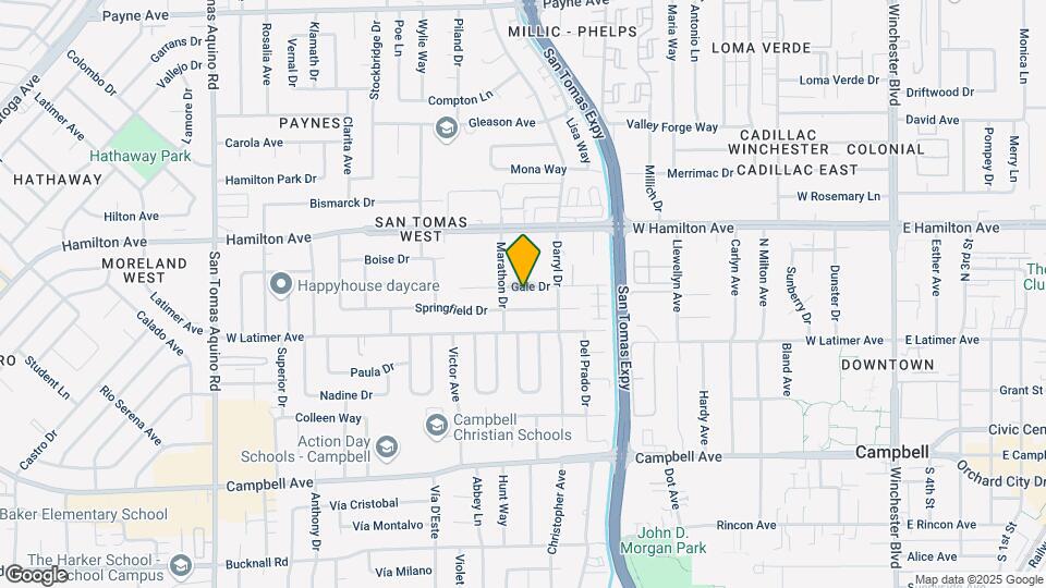 860 Gale Dr Map and Location Details