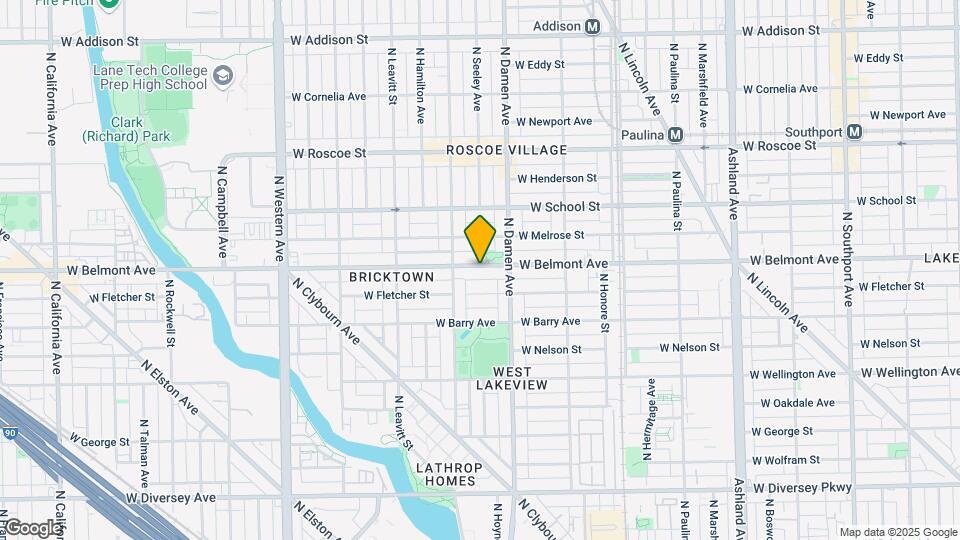 2029 W Belmont Ave Map and Location Details
