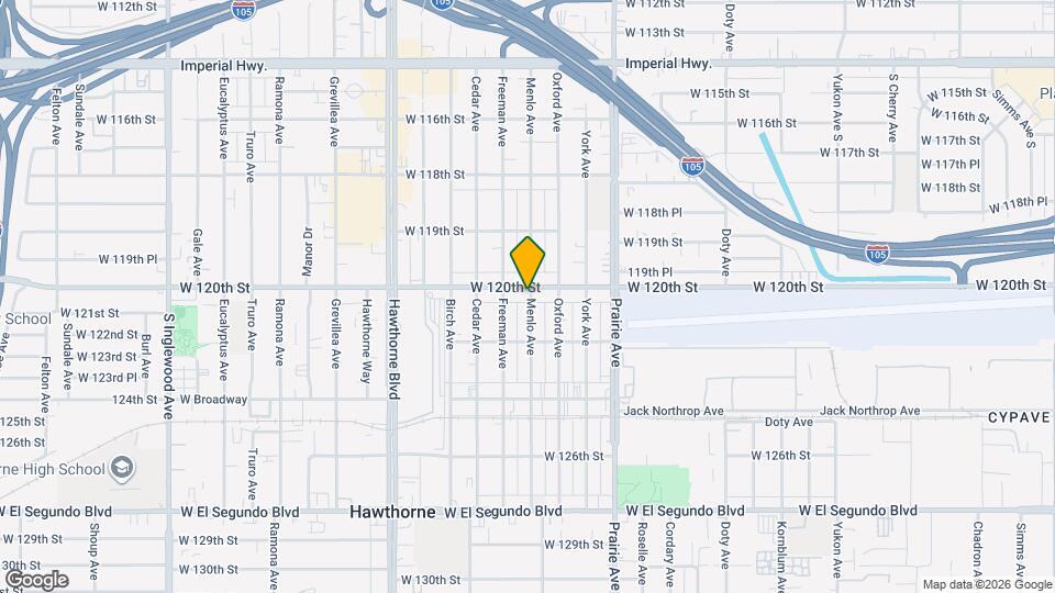 4156 W 120th St Map and Location Details