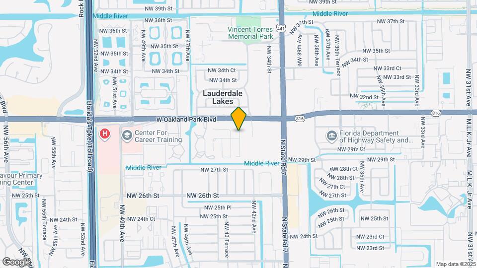 3033 NW 43 Terrace Map and Location Details