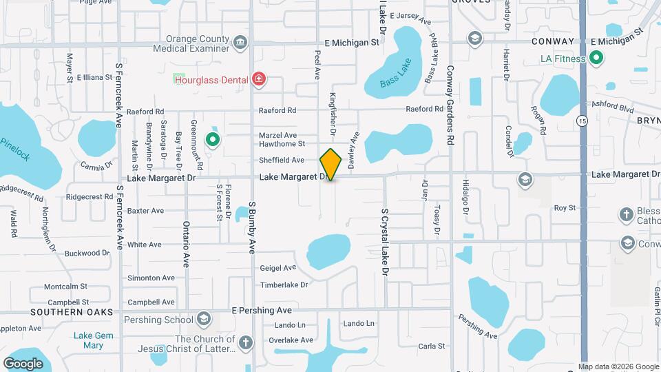 3320 Lila Dr Mapa y Detalles de la Ubicación