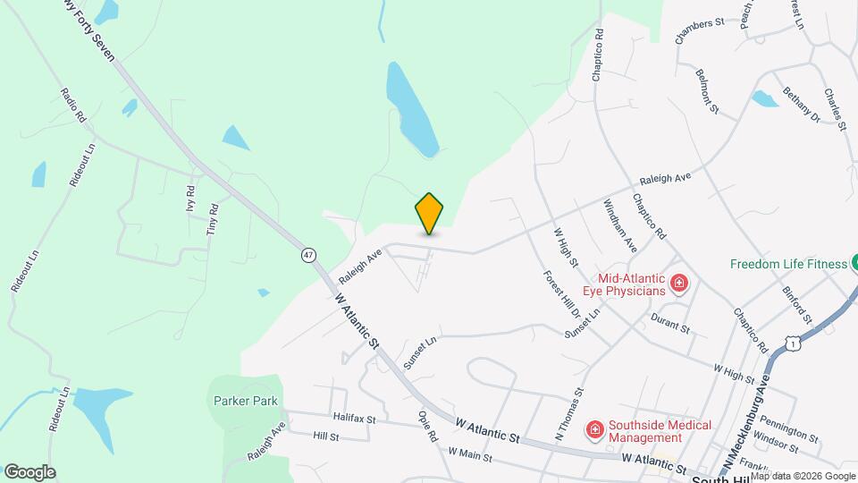 411 Raleigh Ave Map and Location Details