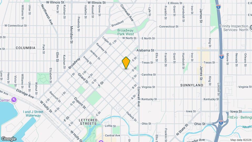 2400 E St Map and Location Details