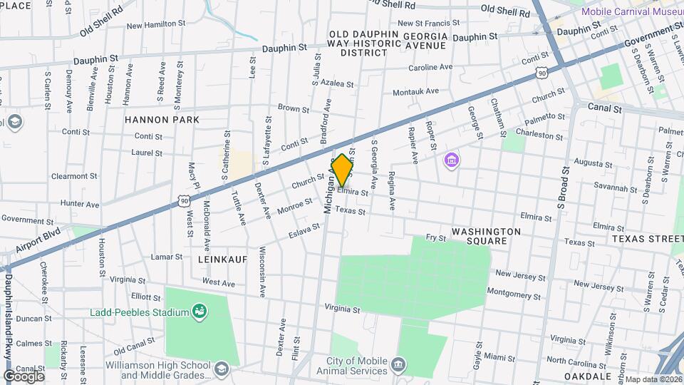 250 S Ann St Mapa y Detalles de la Ubicación