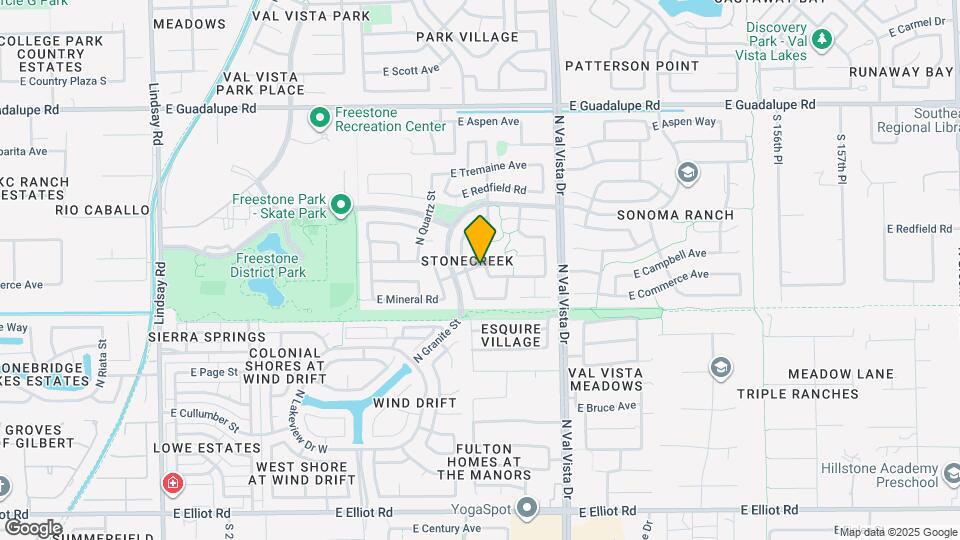 442 N Granite St Map and Location Details