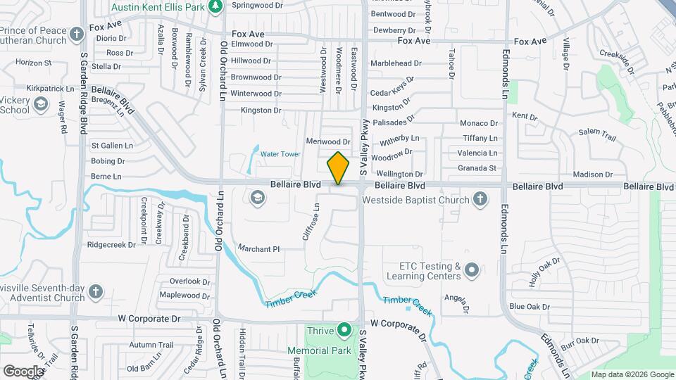 1121 Timberlake Ln Map and Location Details