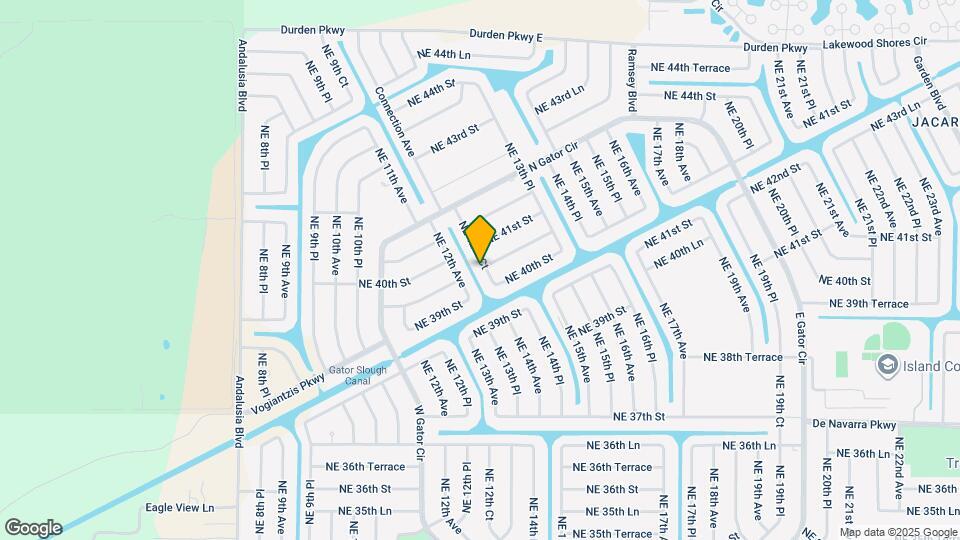 4016 NE 12th Ct Map and Location Details