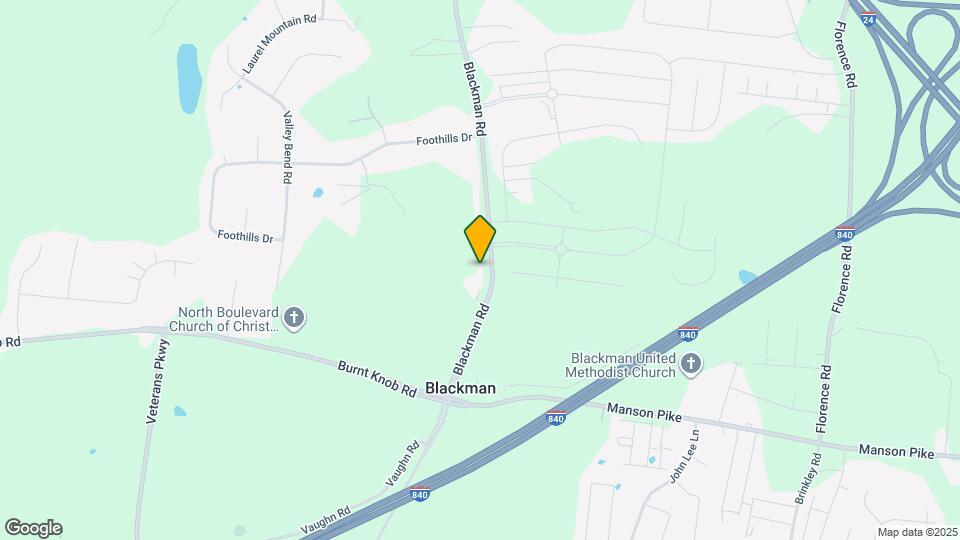 2725 Blackman Rd Map and Location Details