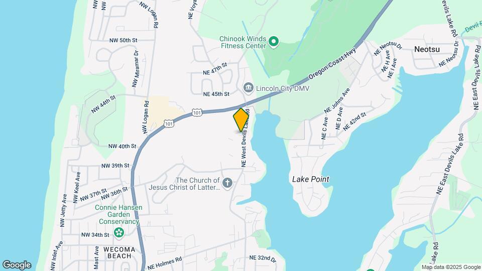 3979 NE West Devils Lake Rd Map and Location Details