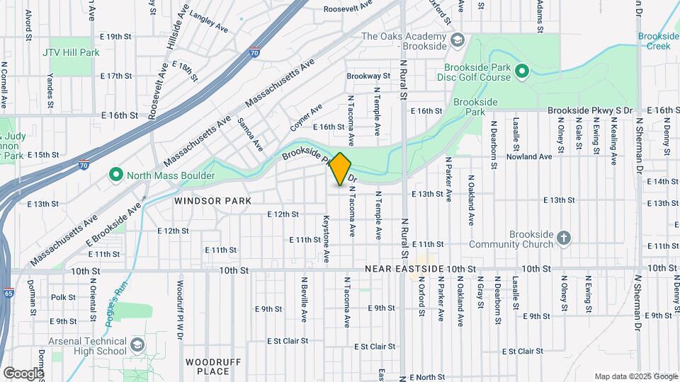 2422 E 13th Street Map and Location Details