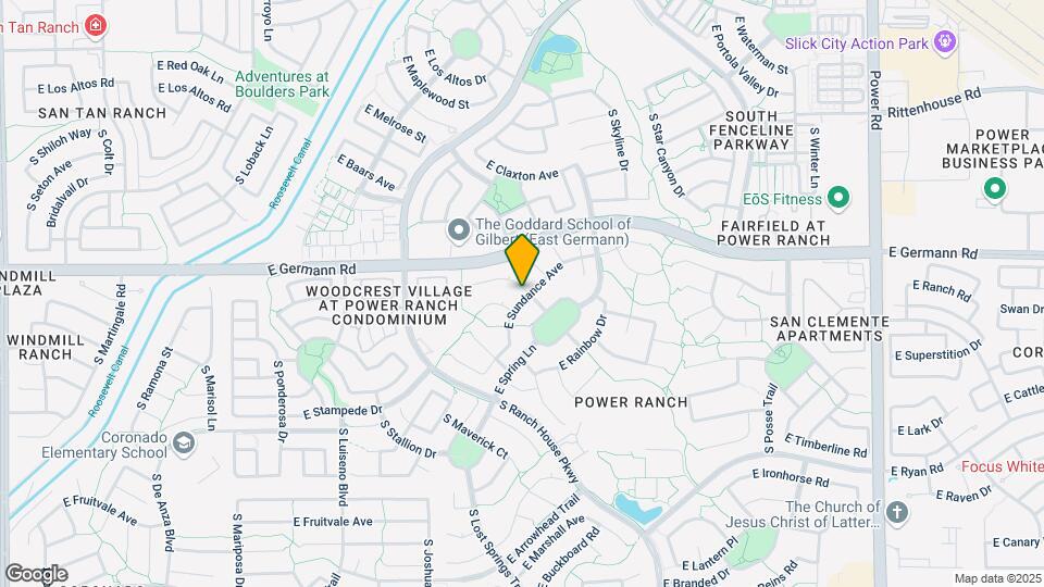 4166 E Sundance Ave Map and Location Details