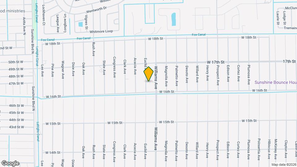 1606 Euclid Ave Map and Location Details