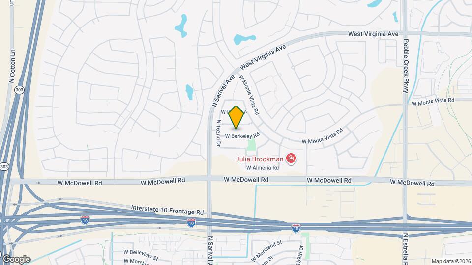 16192 W Berkeley Rd Map and Location Details