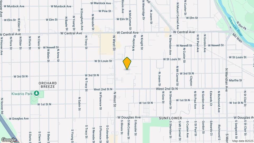 409 N McComas St Map and Location Details