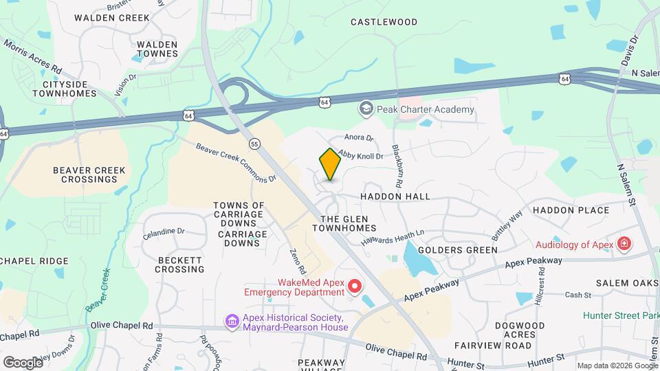 233 Eyam Hall Ln Map and Location Details