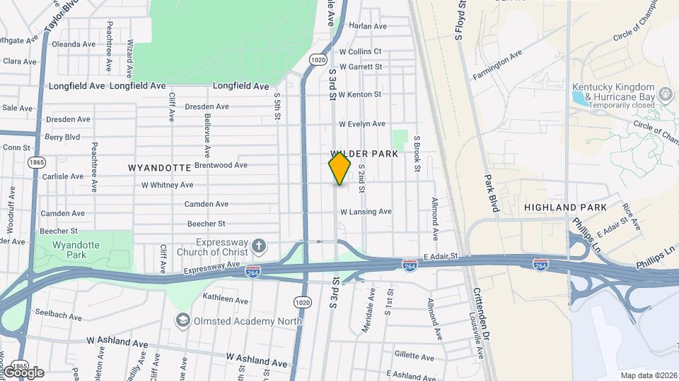 4307 S 3rd St Map and Location Details