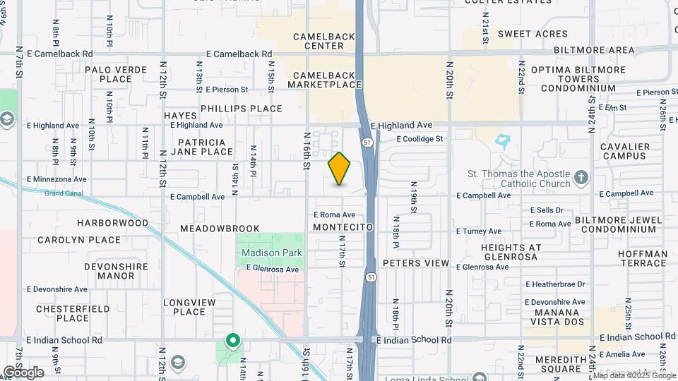 1718 E Campbell Ave, Unit 18 Mapa y Detalles de la Ubicación
