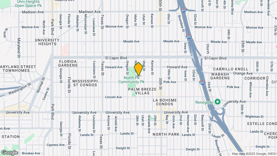 4123 Idaho St Mapa y Detalles de la Ubicación