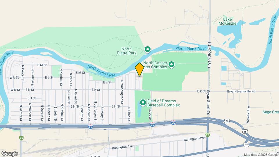 1161 N Melrose St Map and Location Details