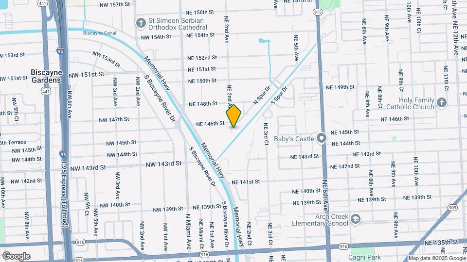 14531 NE 2nd Ave Map and Location Details