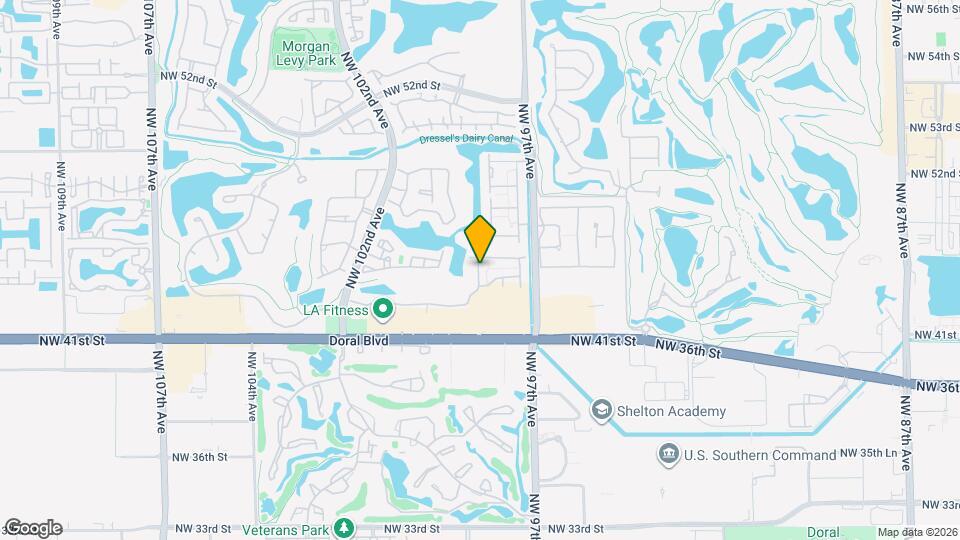 4523 NW 98th Ave Map and Location Details