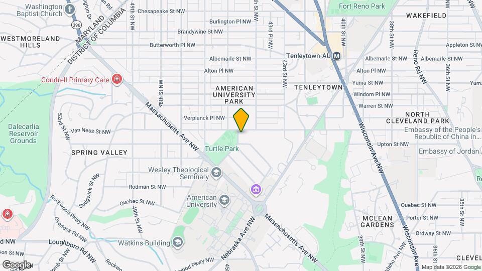 4127 45th St NW Map and Location Details