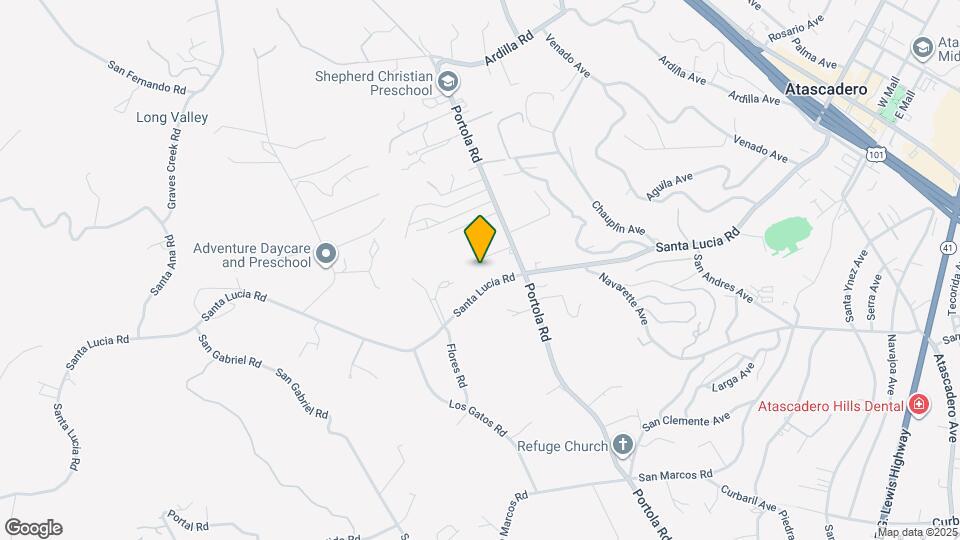 9080 Santa Lucia Rd Mapa y Detalles de la Ubicación