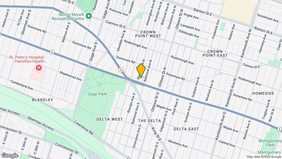22 Rosslyn Ave N Map and Location Details