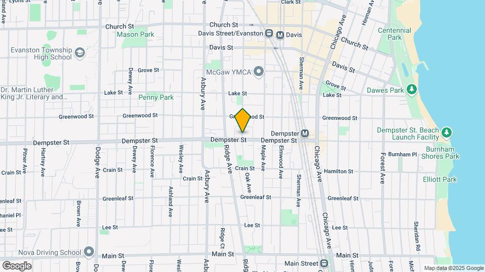 1309 Oak Ave-Unit -Unit S1 Map and Location Details