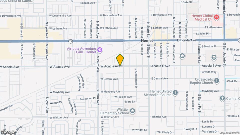 535 W Acacia Ave Map and Location Details