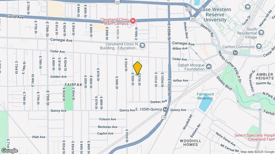 2240 E 97th St Map and Location Details