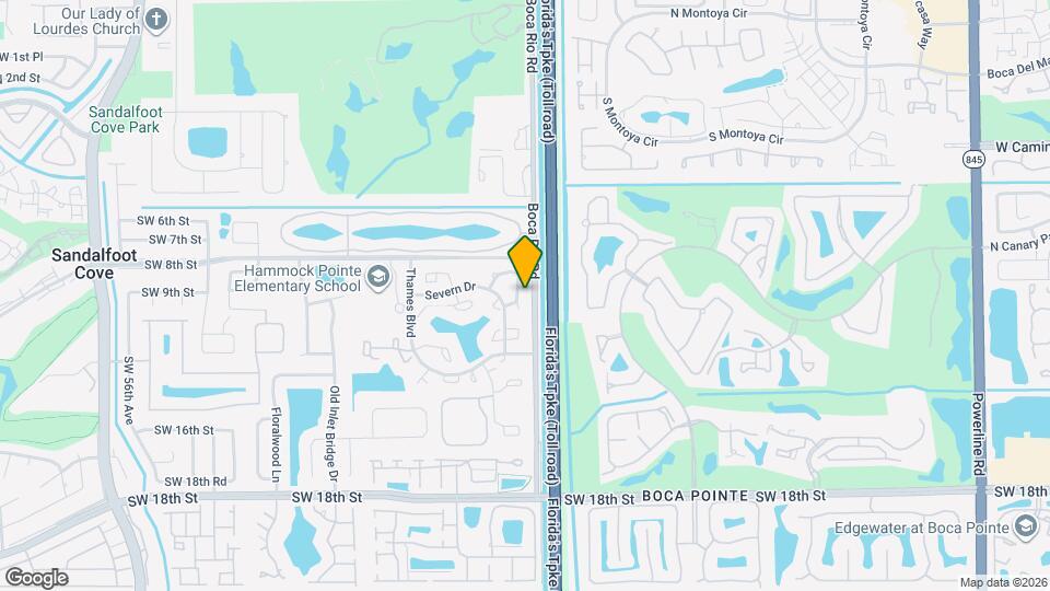 8117 Severn Dr Map and Location Details