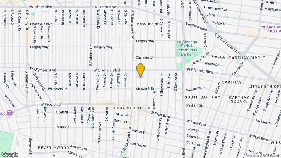 1047 S Wooster St Map and Location Details