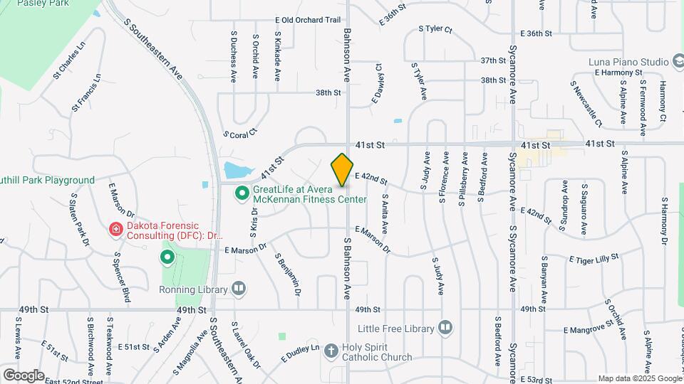 3509 S Bahnson Ave, Unit 3509 Map and Location Details