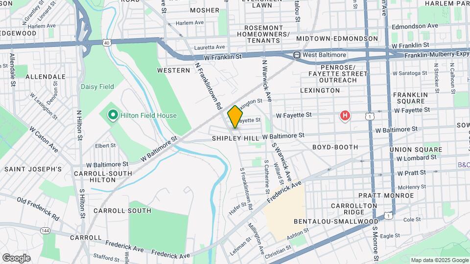 2611 W Fairmount Ave Map and Location Details