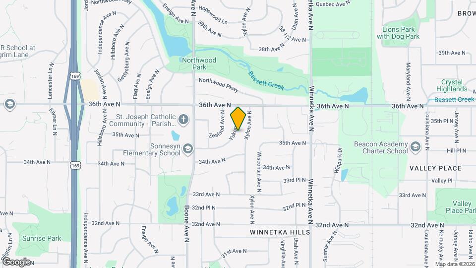 3500 Yukon Ave N Mapa y Detalles de la Ubicación