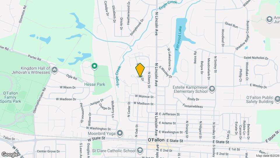 711 White Oak Dr Map and Location Details